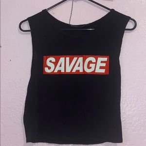 Hippie chic SAVAGE tank top